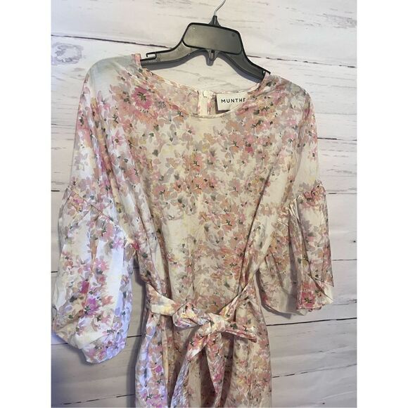 MUNTHE Organic Cotton and Silk Harriet Dress floral size 12 or 42EU - Picture 4 of 9